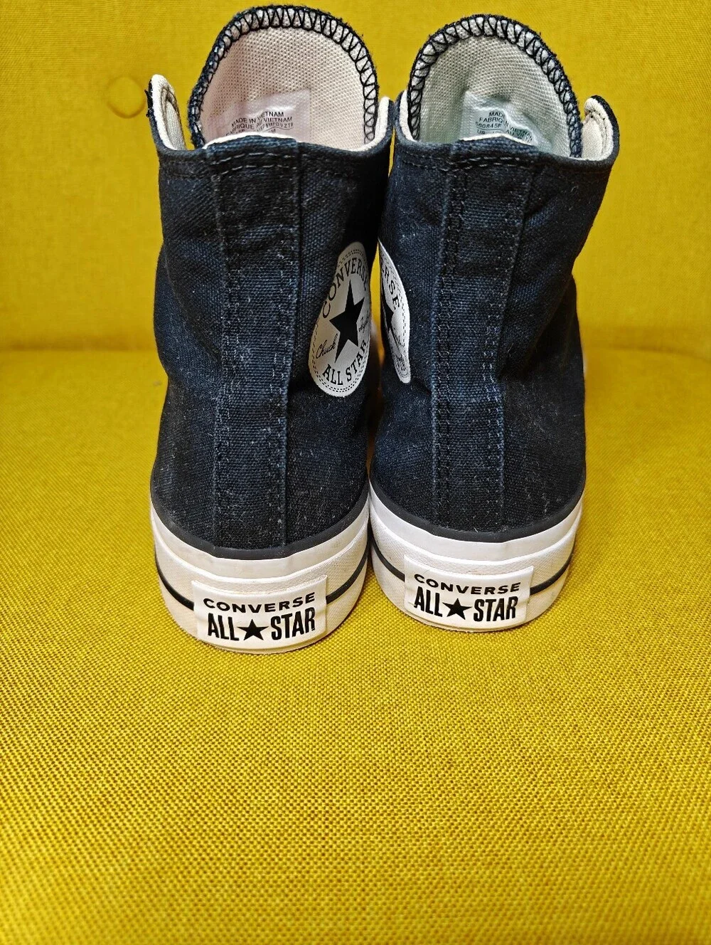 CONVERSE Chuck Taylor Black All Star Platform High Top  Women's  Sneaker Size 7